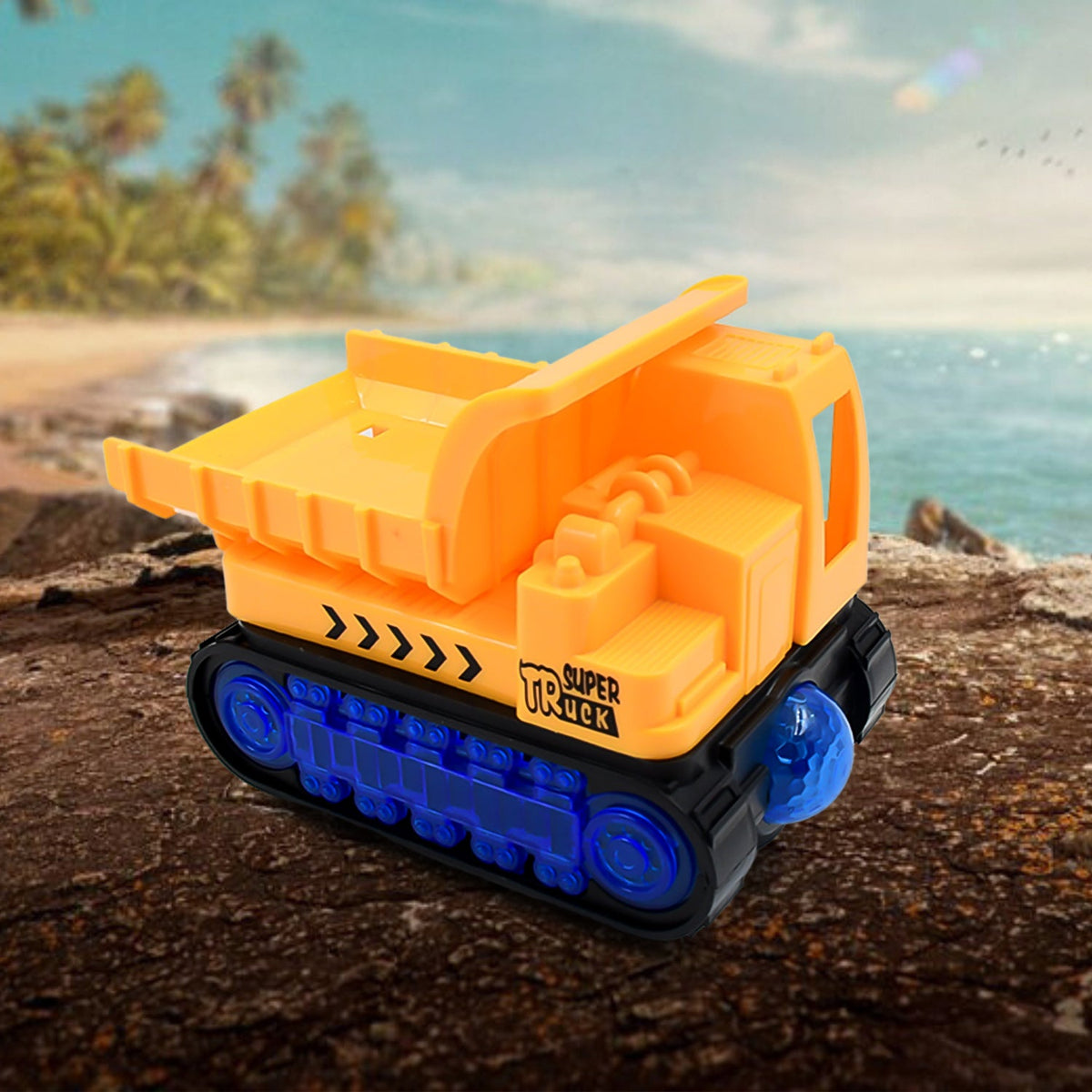 Dump Truck Toy for Kids – Self-Driving, Lights & Music – view 6