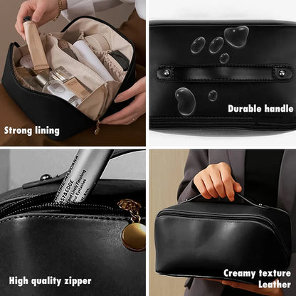 Waterproof Travel Makeup Organizer Pouch – Compact & Durable – detail view