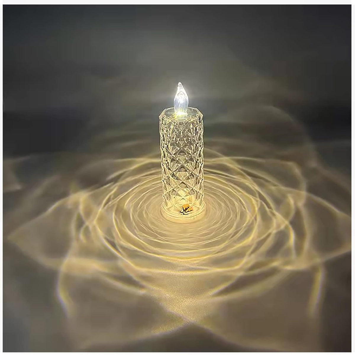 LED Rose Candle – Flameless Acrylic Decorative Lights – view 10