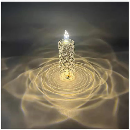 LED Rose Candle – Flameless Acrylic Decorative Lights – view 10