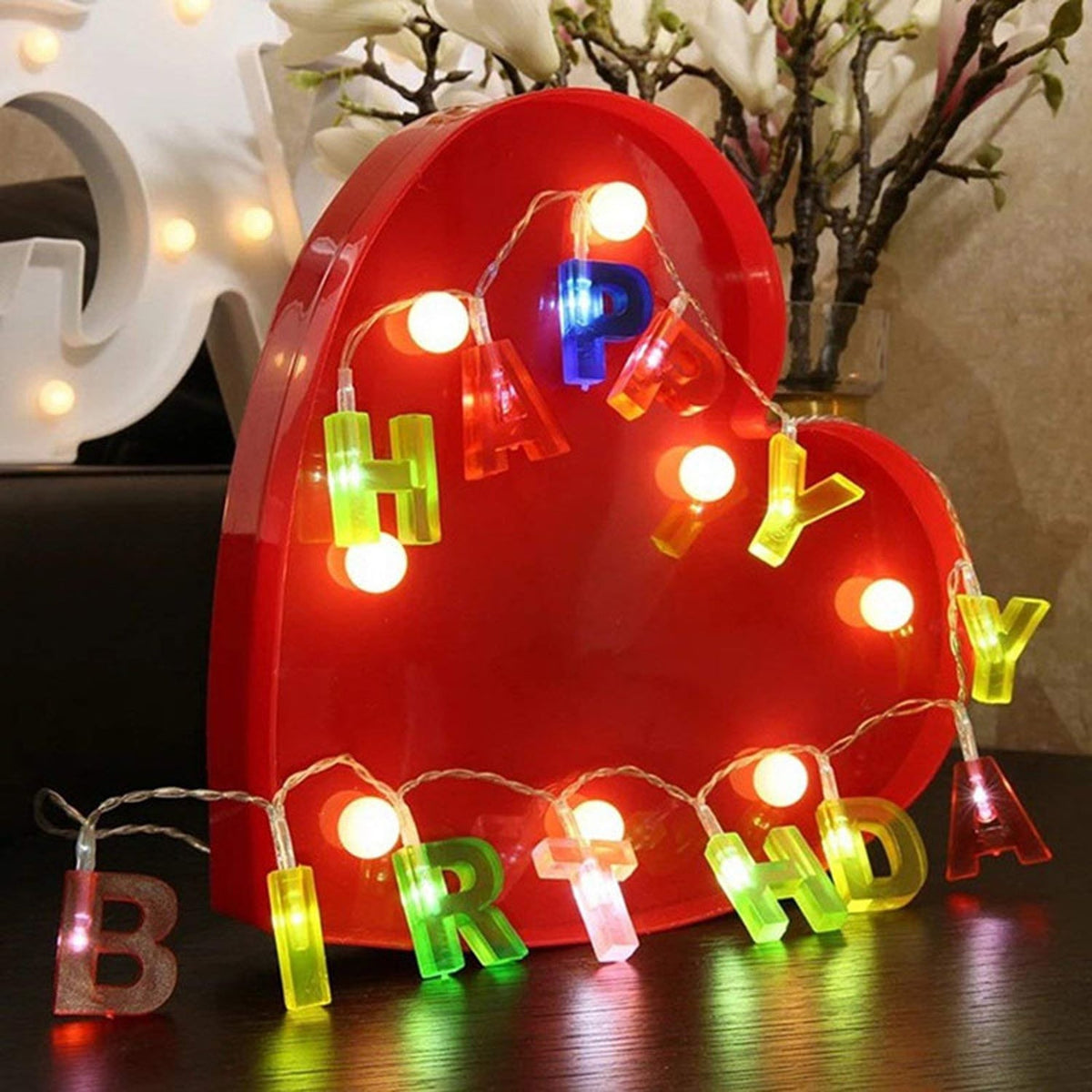 Happy Birthday LED String Lights – Battery Operated – view 6
