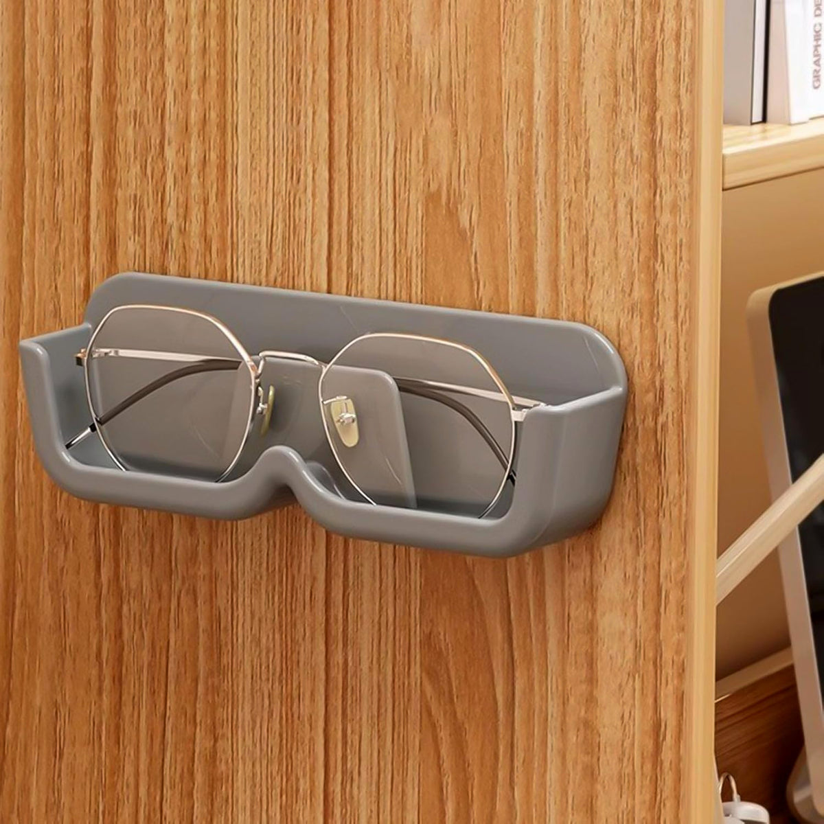Wall Mounted Sunglasses Holder – Durable ABS & Easy Install – side view