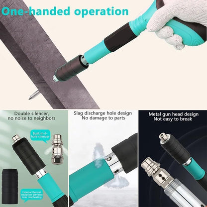 Manual Steel Nail Gun – Portable Wall Fastener – alternate view