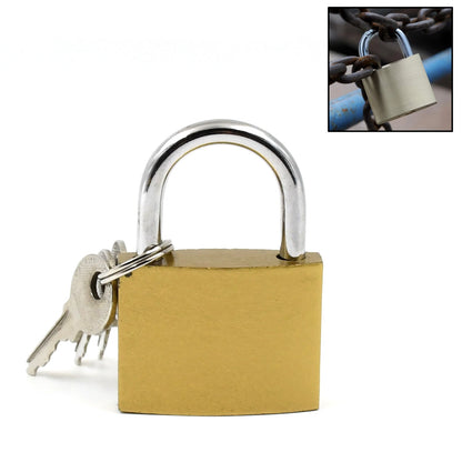 Solid Padlock 38mm – Durable Brass Body, 3 Keys – view 6
