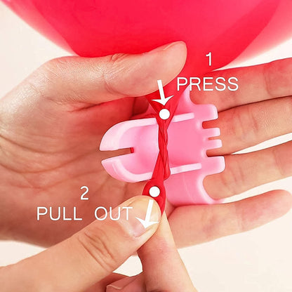 Balloon Tying Tool set – Ergonomic 5-Piece Party Accessory – close-up