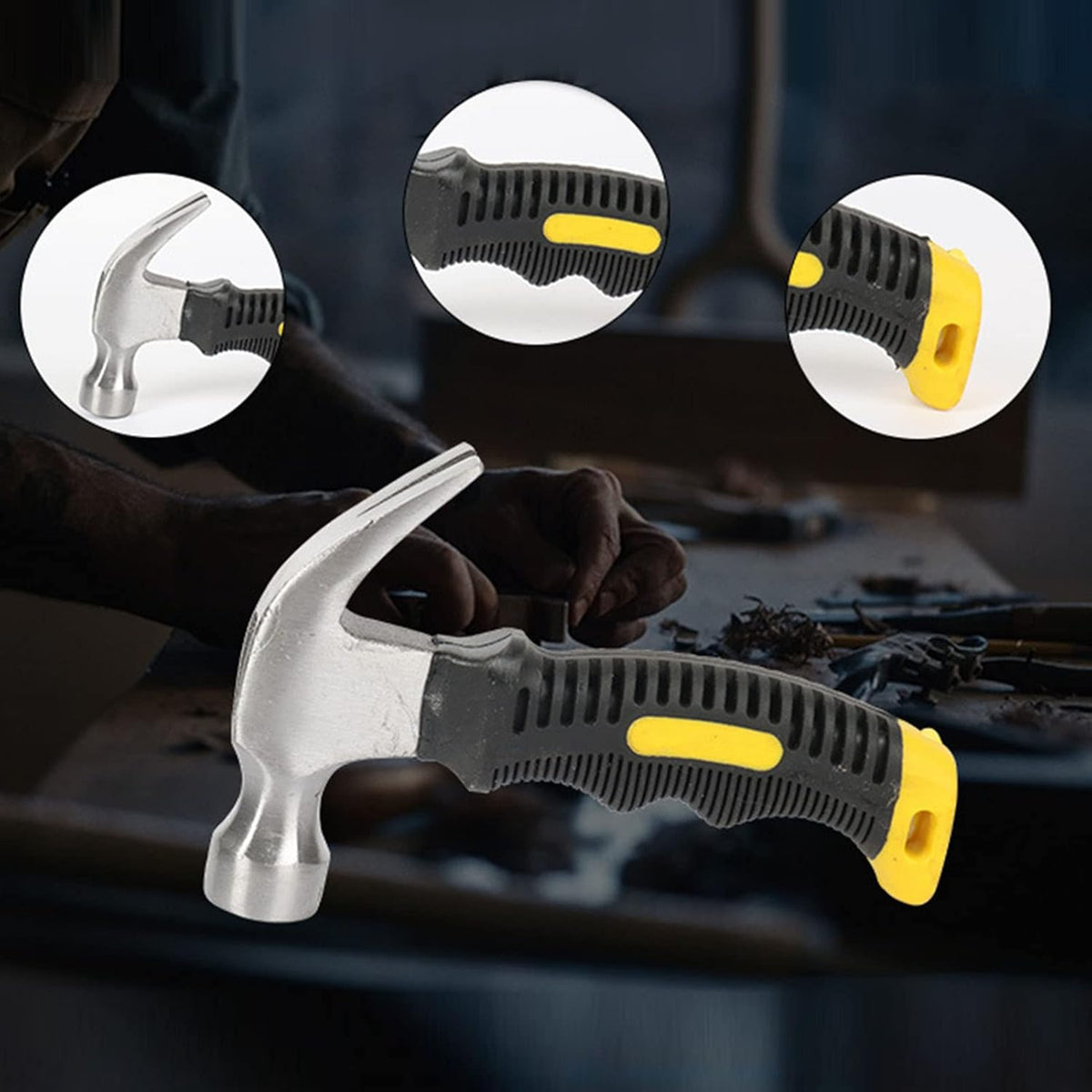 Camping Hammer – Compact Multi-purpose Tool – side view