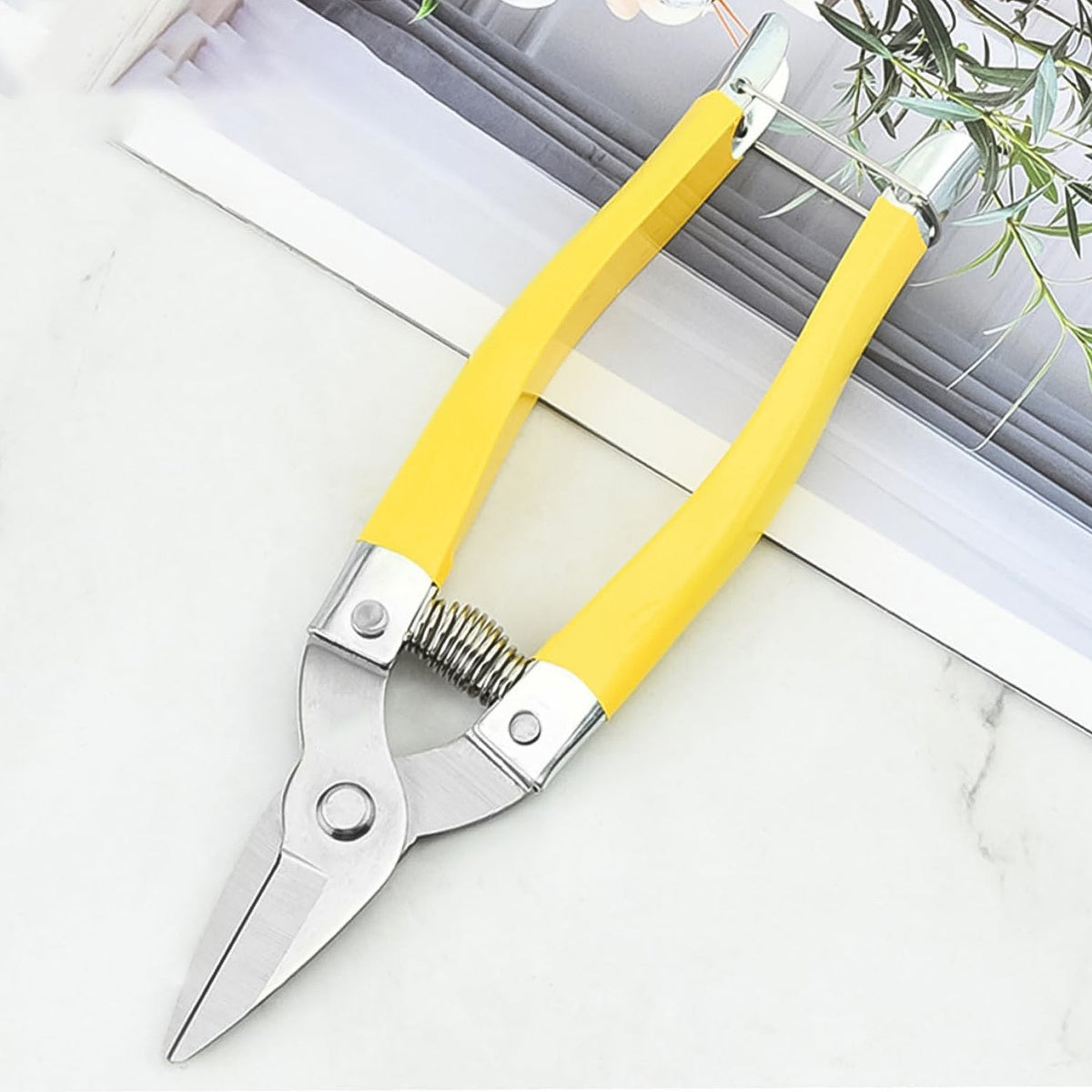 Precision Micro Garden Snip – Sharp Small Pruning Scissor – view 6