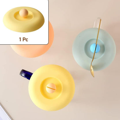 Silicone Cup Lid – Airtight Seal for Mugs & Cups