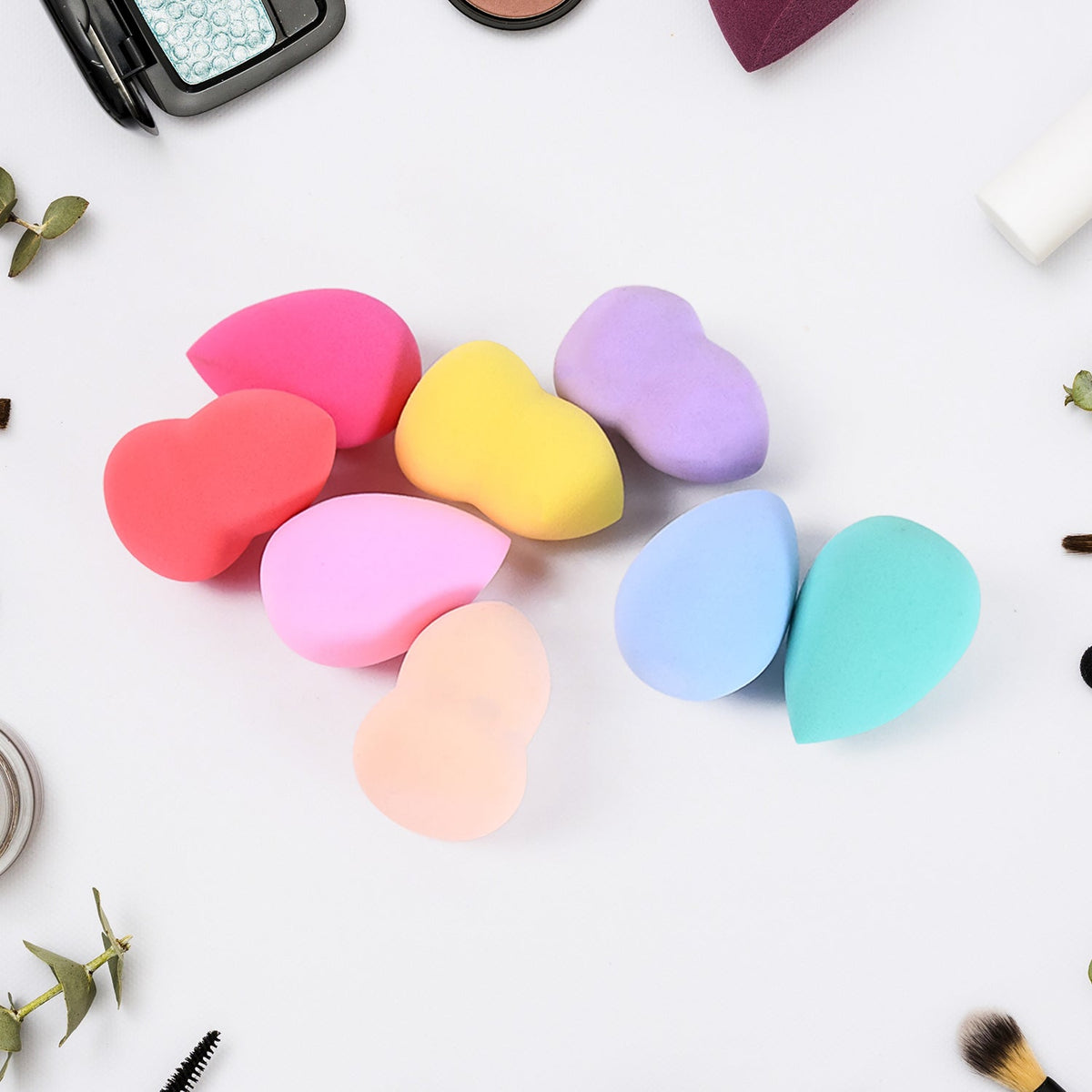 Makeup Powder Puff set – Washable Soft Sponges in 8 Colors – view 6