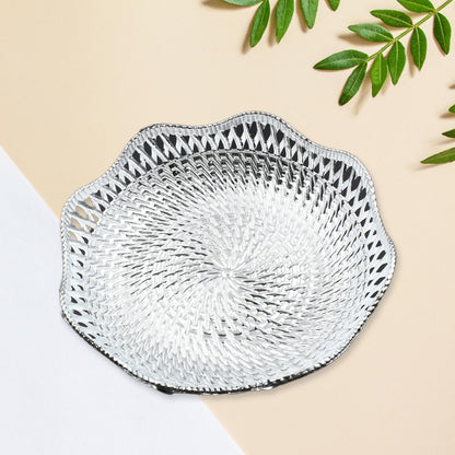 Mukhwas Serving Tray – Durable Plastic, Traditional Round