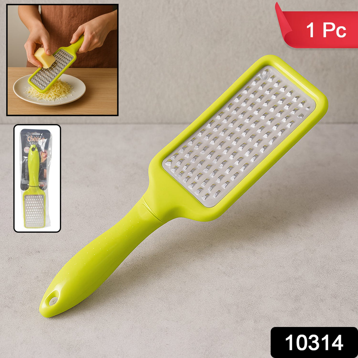 Stainless Steel Cheese Grater – Multi-Purpose Kitchen Tool – side view