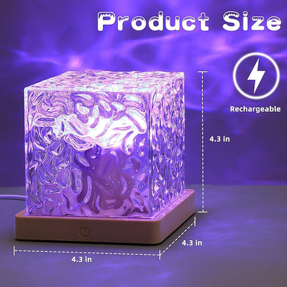 Ocean Wave Projector Lamp with 16 RGB Dynamic Water Ripple – detail view