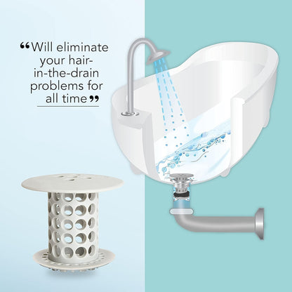 Tub Drain Hair Catcher – Universal Silicone Anti-Clog – view 7