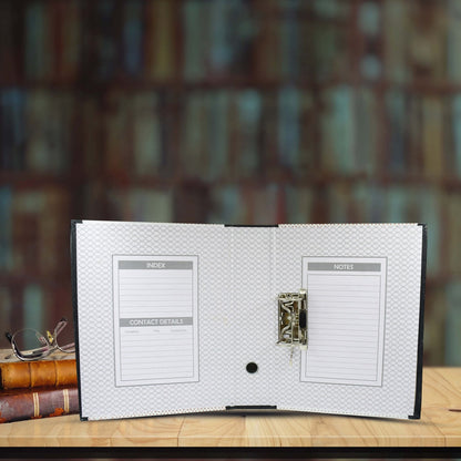 Button Clip Box File – A4 Document Organizer