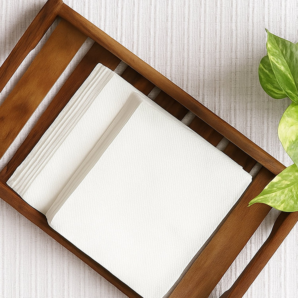 Facial Tissue Paper Napkins – Ultra Soft 50 pcs set – close-up