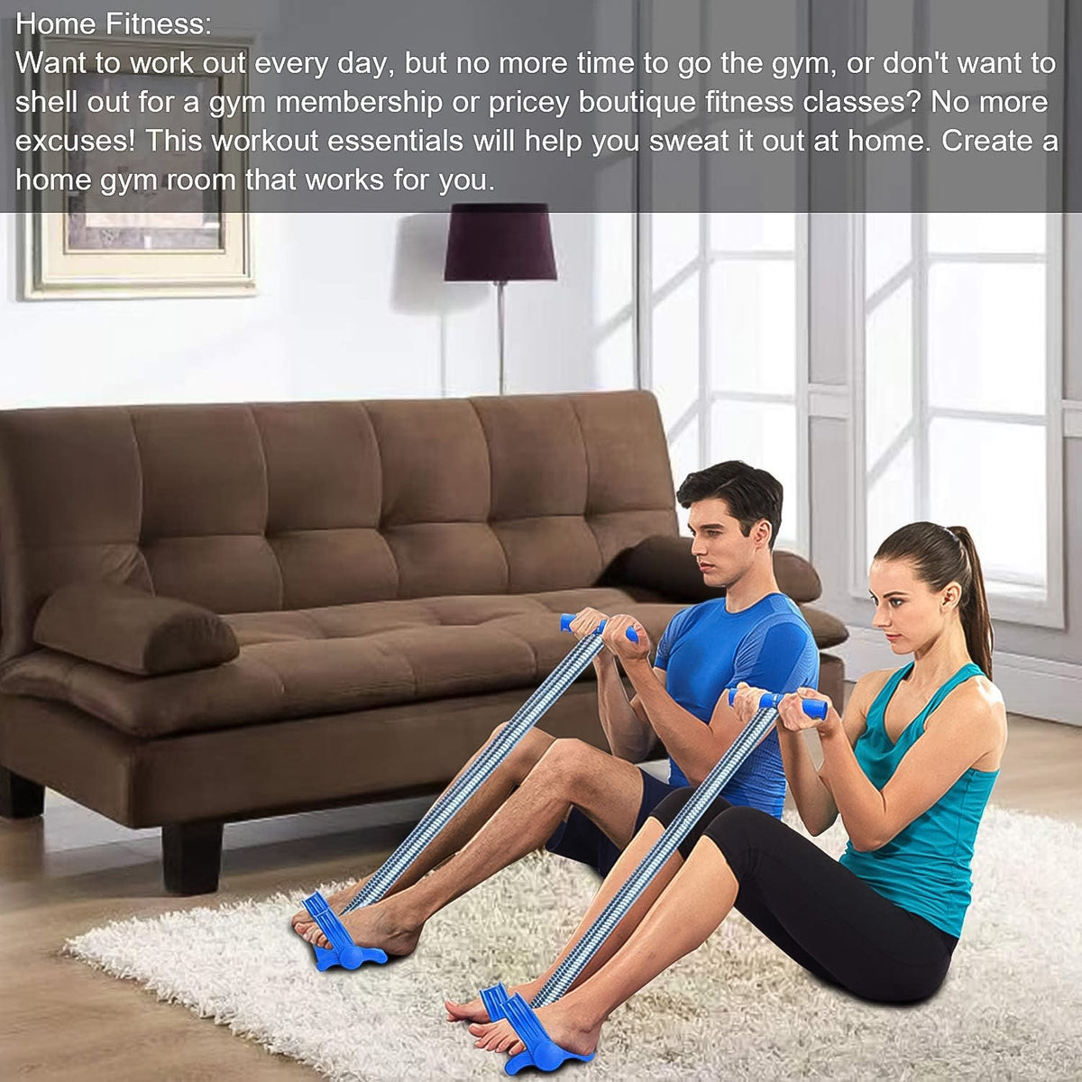 Foot Pedal Resistance Band – Full Body Home Workout – close-up