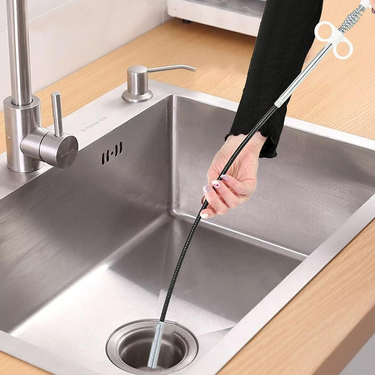 Drain Cleaner Tool – 90cm Clog Remover