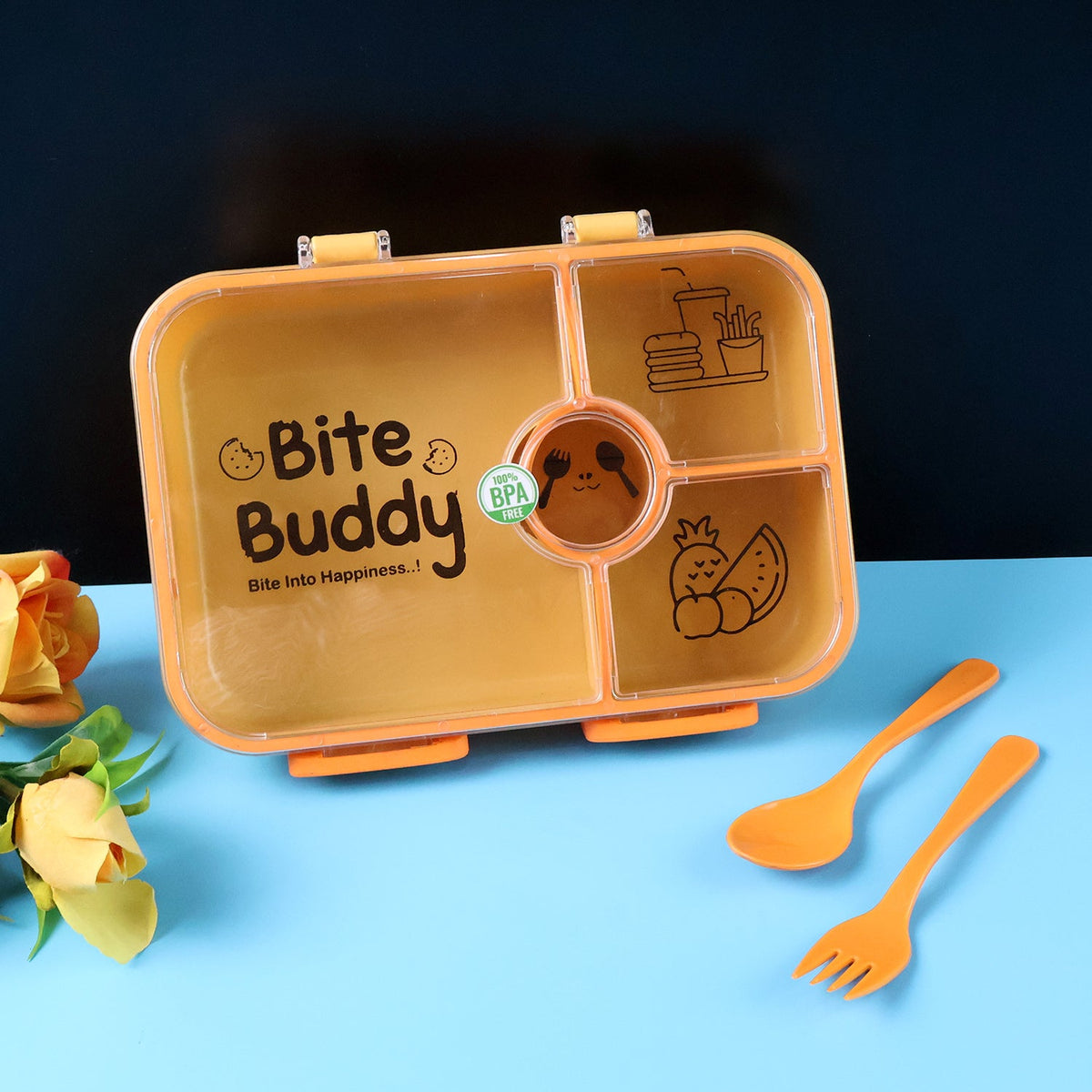 4-Compartment Leak-Resistant Lunch Box – BPA-Free – view 6