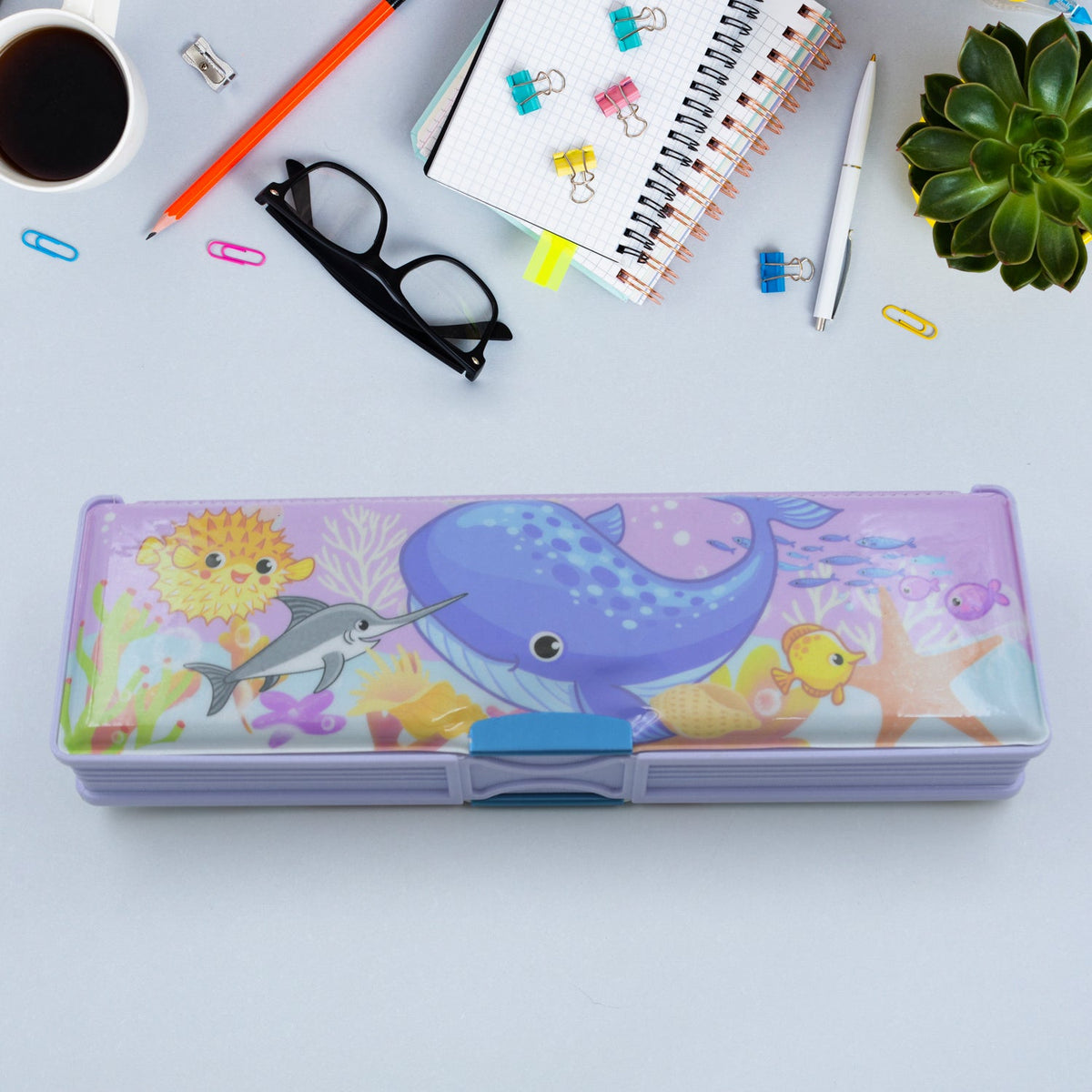 Cartoon Pencil Case – Double Deck Stationery Organizer – view 7