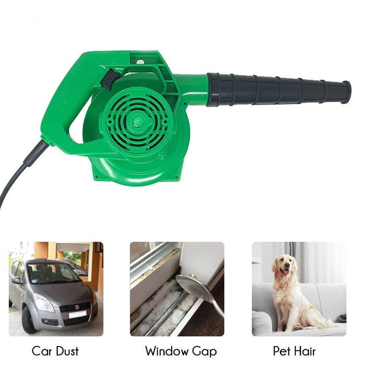 Portable Air Blower – 650W, 13000 RPM for Home & Garden – detail view