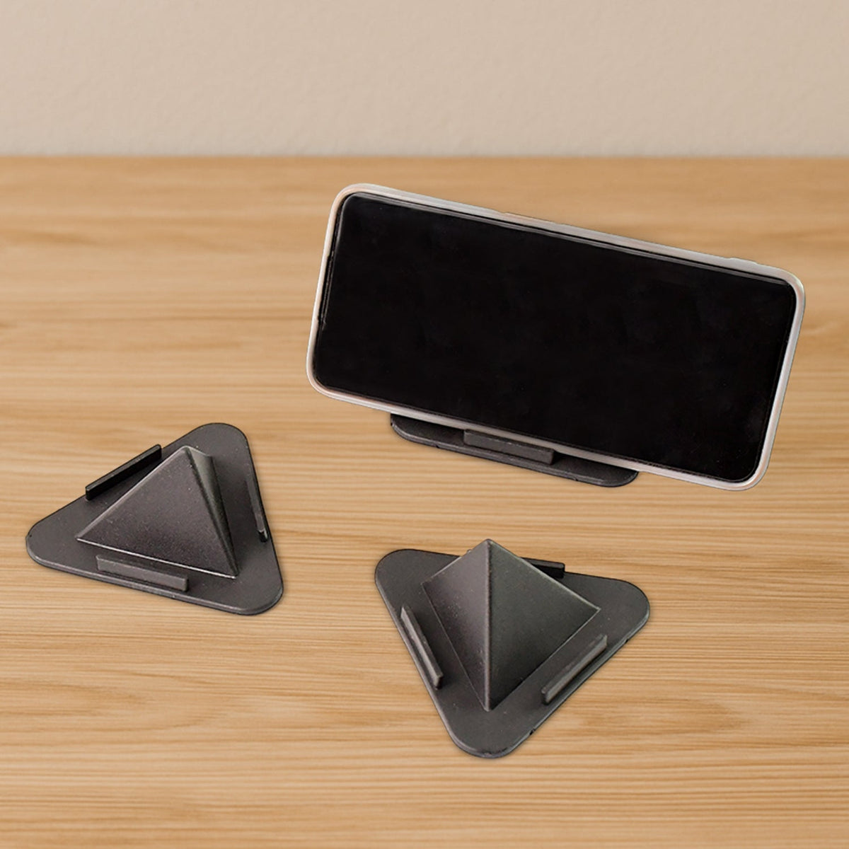 Pyramid Mobile Stand – Adjustable 3-Angle Phone Holder set – close-up