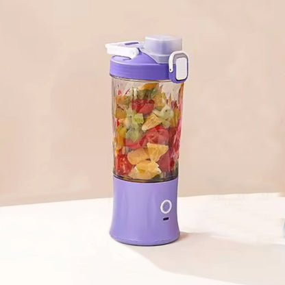 Portable Juicer – USB Rechargeable, 8 Blades & 600ml – close-up
