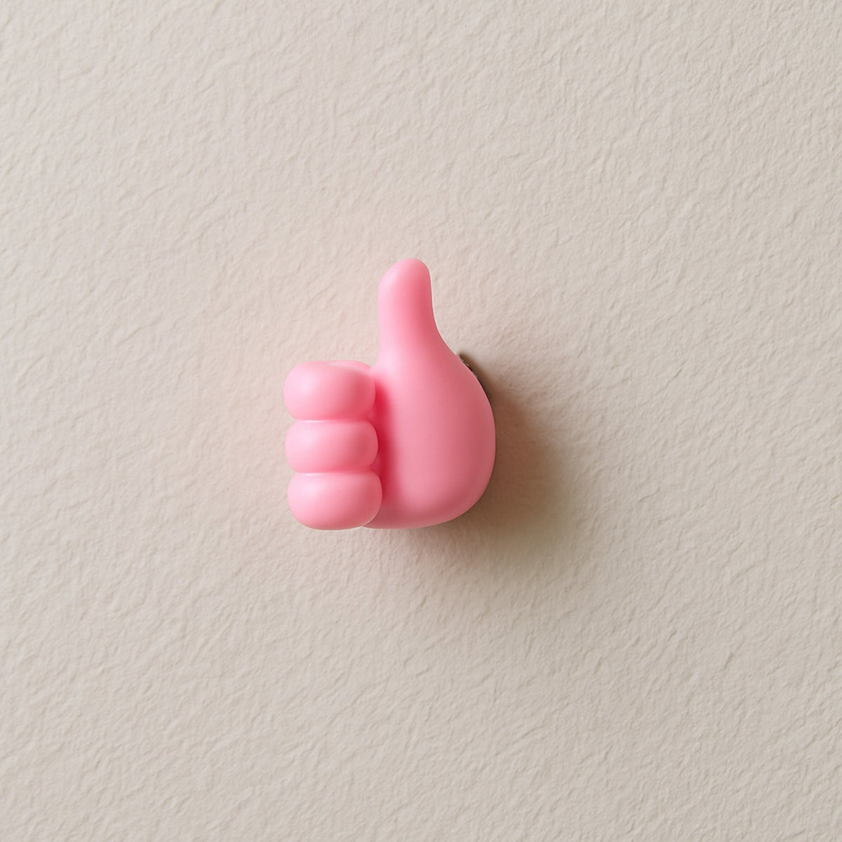 Hand-Shaped Wall Clip Holder – Pink Silicone Cable Organizer