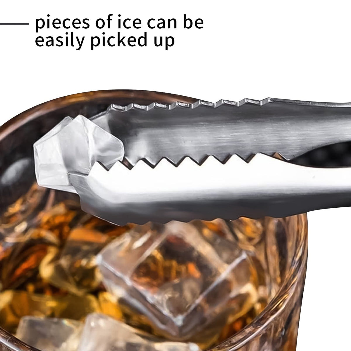Stainless Steel Tongs – 13cm Ice & Sugar Serving – alternate view