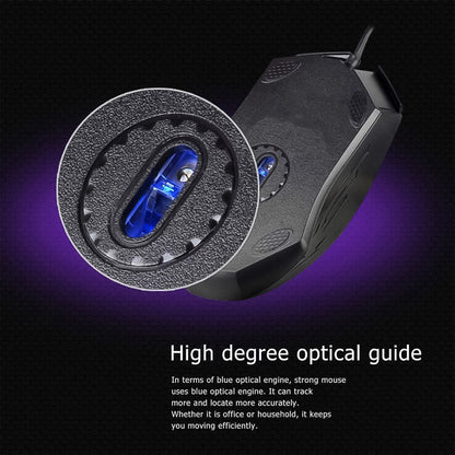 Wired Optical Mouse – Ergonomic, 1000 DPI for Laptop – close-up