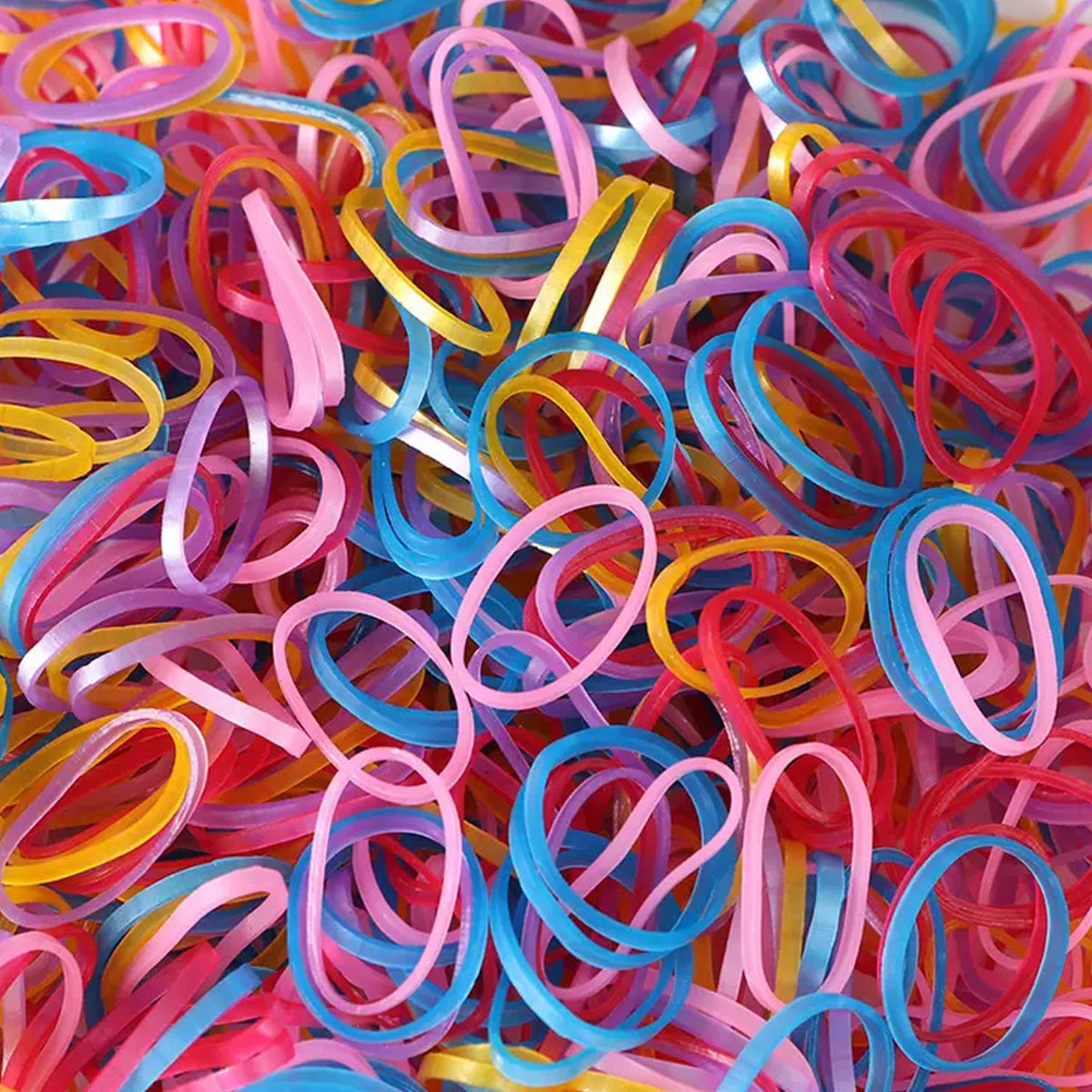 Elastic Rubber Bands – Multicolor, Durable for Office & Home