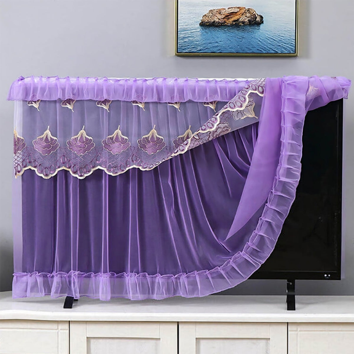 Dustproof TV Cover 32 inch – Breathable Screen Protector