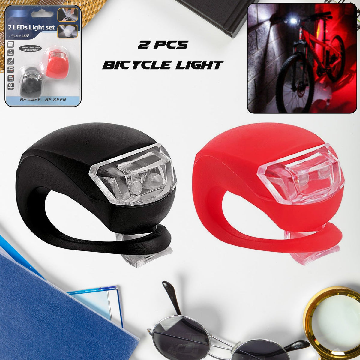Bike Light set – Waterproof LED Cycle Lights