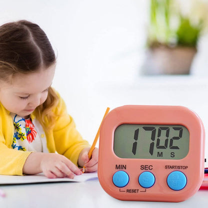 Digital Kitchen Timer – Clear Display & Stopwatch – close-up