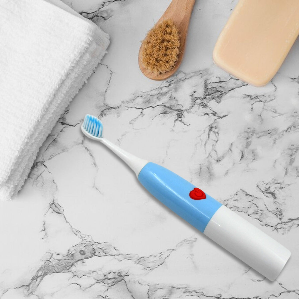 Battery-Operated Electric Toothbrush – Portable Dental Care – detail view