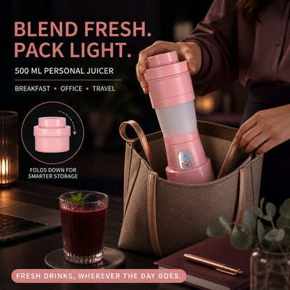 Portable Electric Juicer – 6 Blades 500ml Blender – view 12