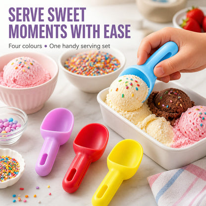 Plastic Ice Cream Scoop – 4 pc Multipurpose Kitchen set – view 9