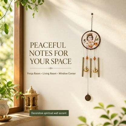 Krishna Dream Catcher Wind Chime – Spiritual Melody Decor – view 9
