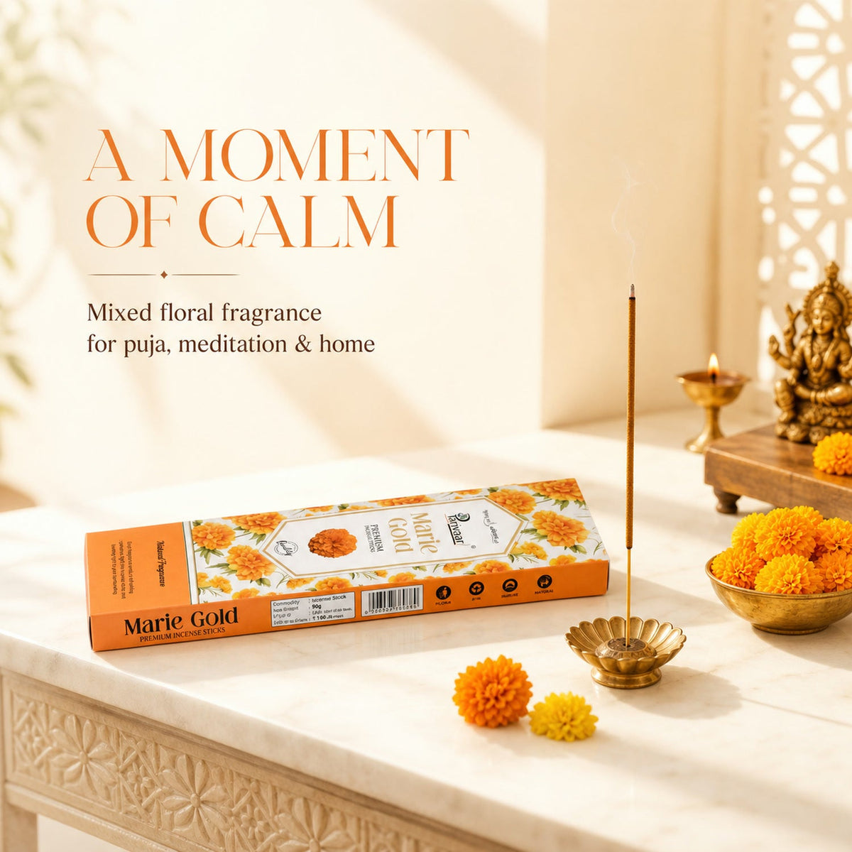Agarbatti Sticks – Mixed Floral Fragrance, 90 GM – view 10