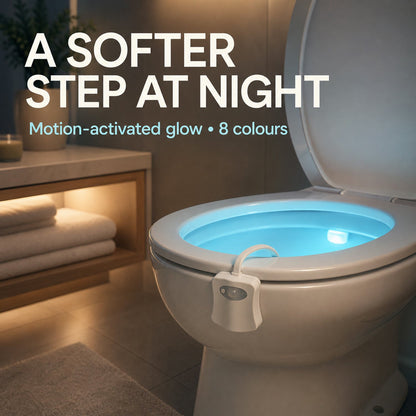 LED Toilet Bowl Light – Motion Sensor, 8 Colours – view 10