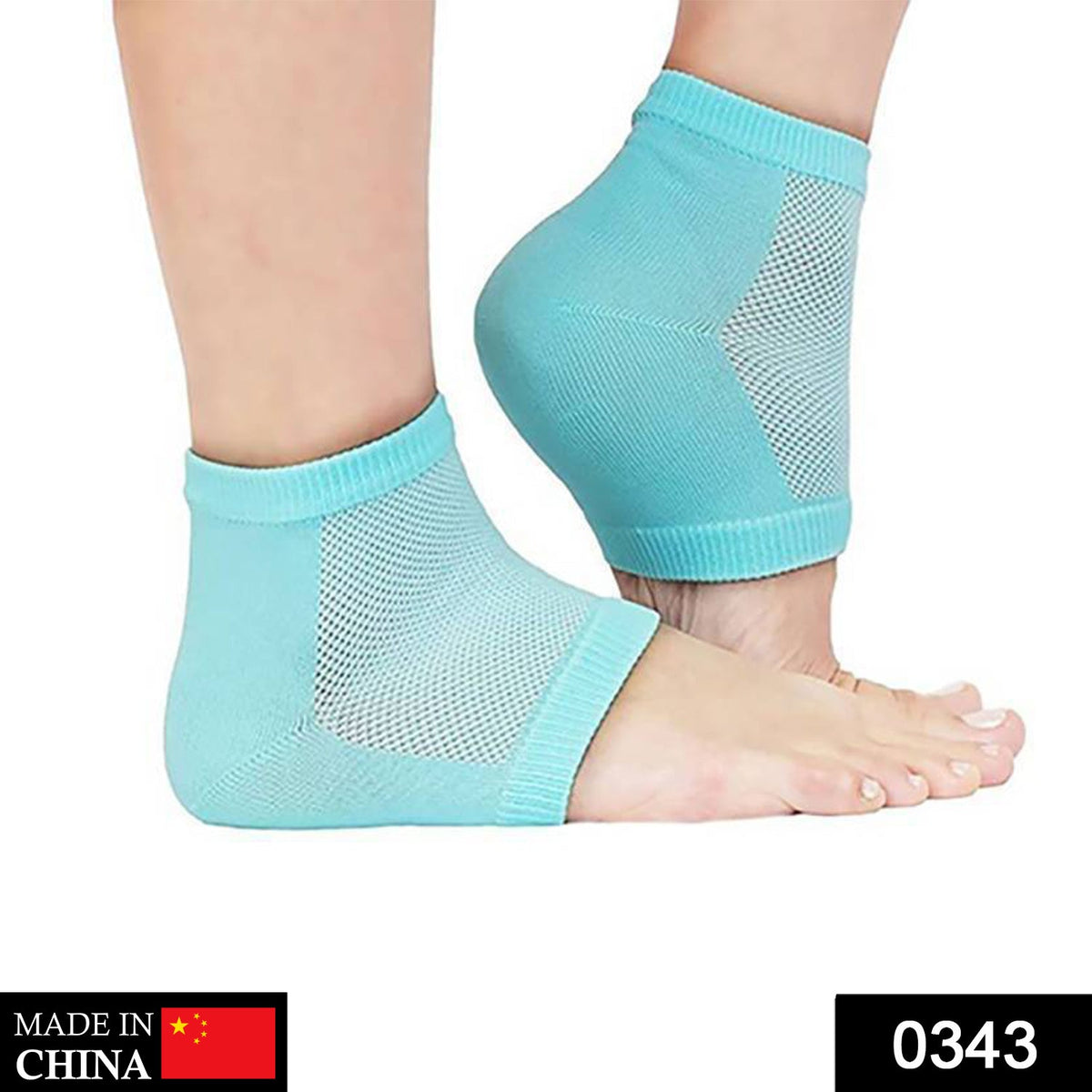 Silicone Gel Heel Socks – Pain Relief & Moisturizing – close-up