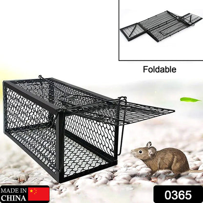 Humane Mouse Trap – Foldable Live Catch Cage for Rodents – side view