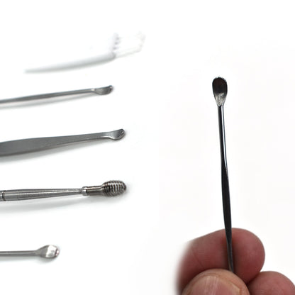 Earwax Removal Kit – 6-Piece Stainless Steel set – close-up