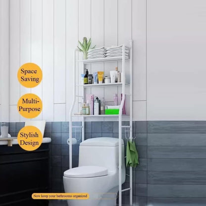 Over Toilet Storage Rack – Space-Saving Metal Shelf – view 7