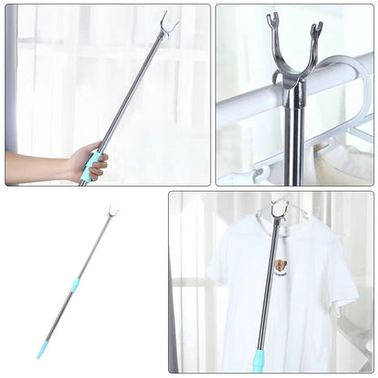 Telescopic Clothes Hanger Pole – Stainless Steel Extendable – view 6
