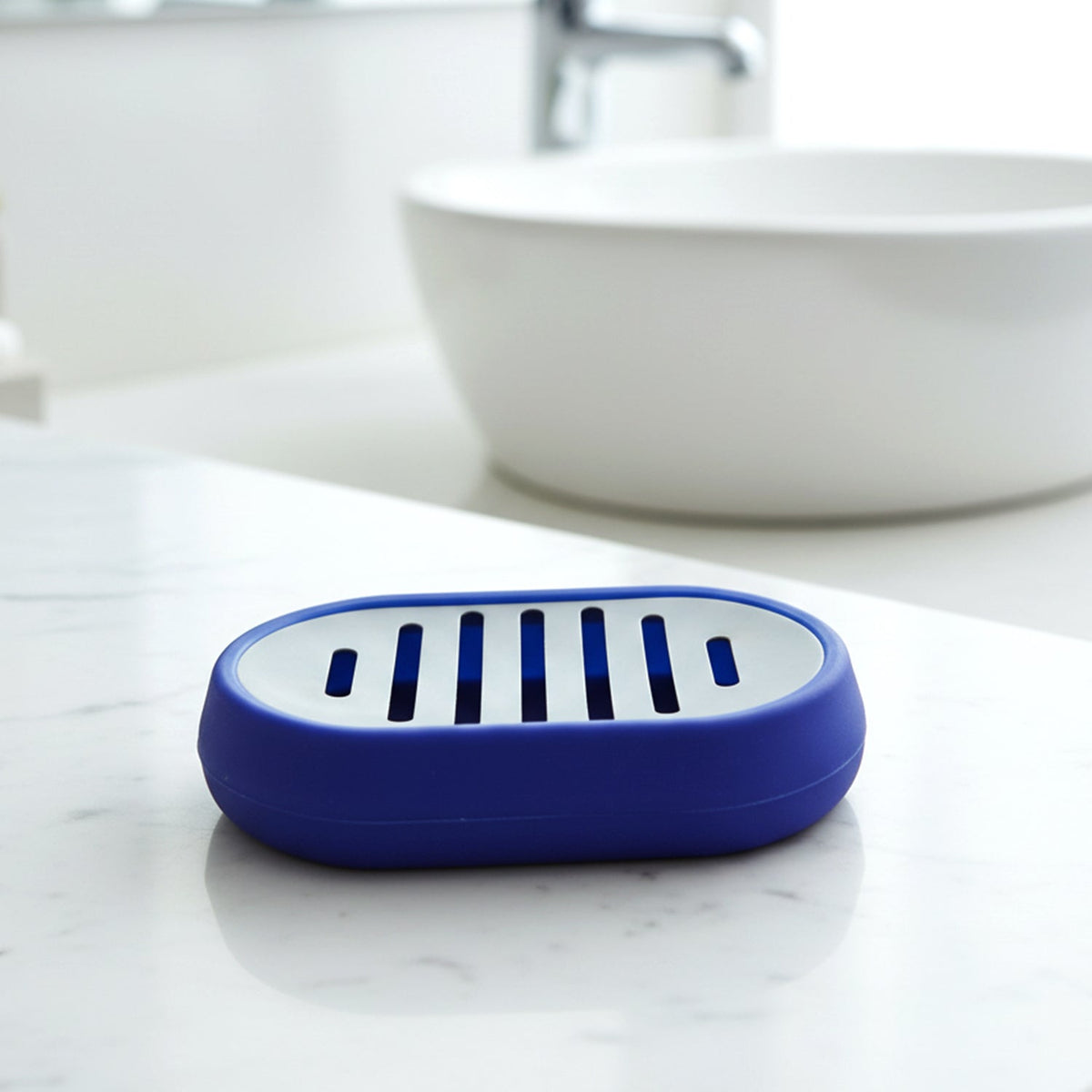 Plastic Soap Holder Tray – Keeps Soap Dry and Organized – view 7