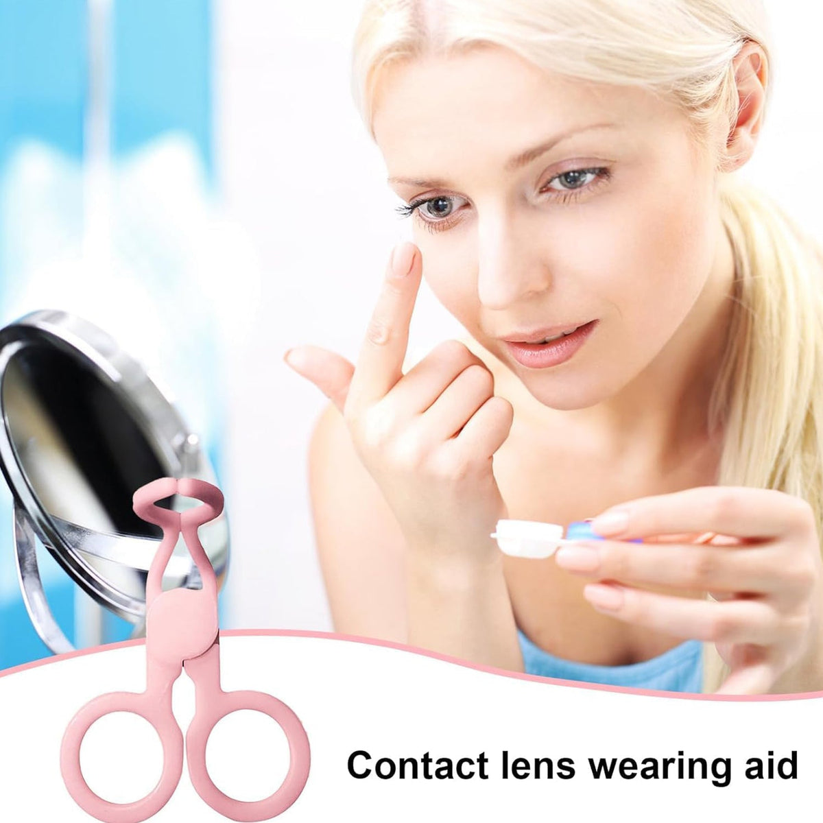 Contact Lens Inserter – Ergonomic Eye Care Tool – detail view