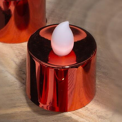 LED Diya Candles – Flameless Tea Light set (6 Pcs) – detail view