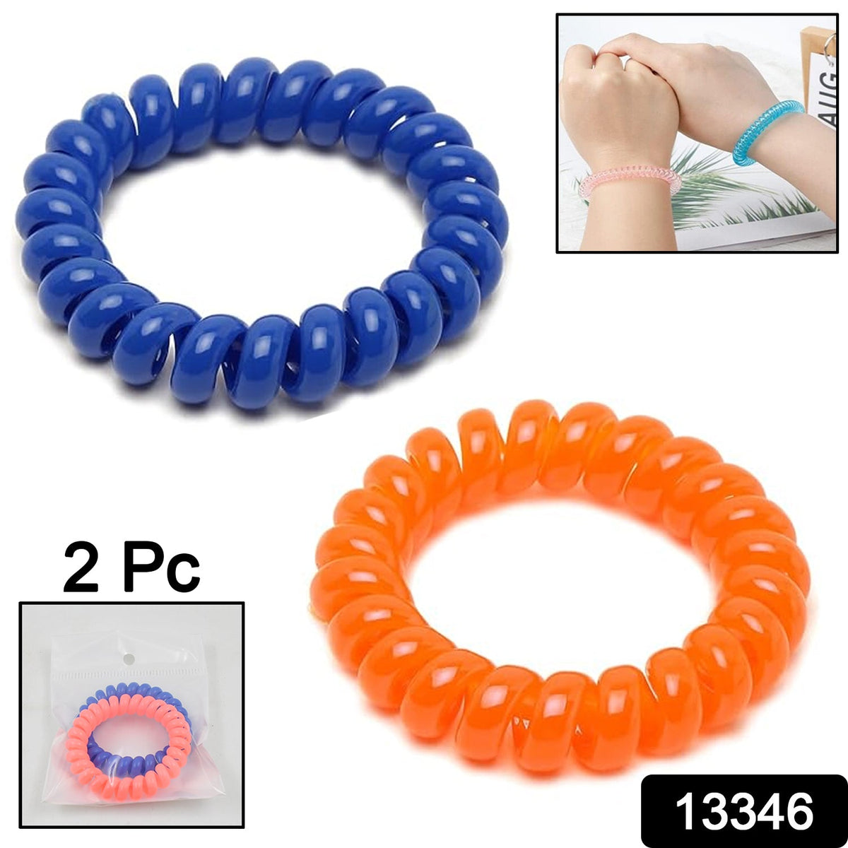 Telephone Wire Hairband – Soft & Durable Hair Ties – side view