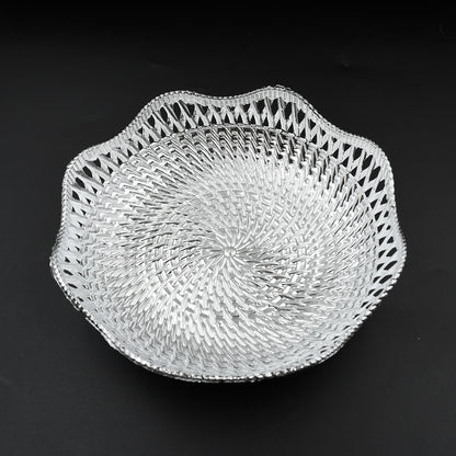 Mukhwas Serving Tray – Durable Plastic, Traditional Round – alternate view
