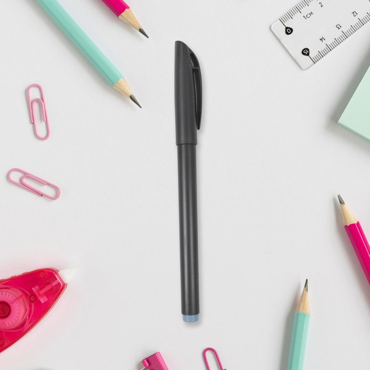Black Gel Pen set for Kids & School – Smooth Writing, 8 pcs – view 6